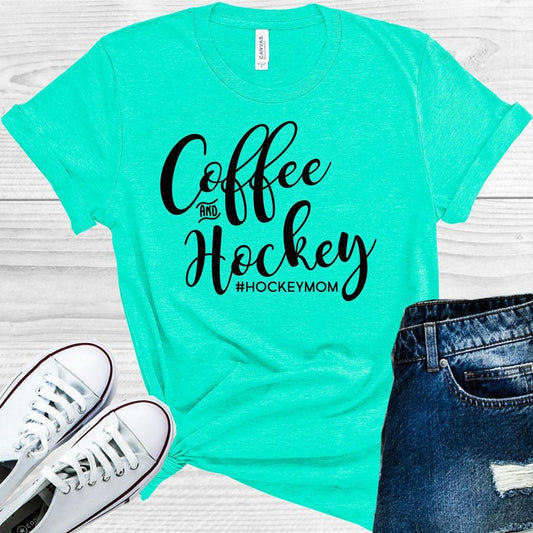 Coffee and Hockey #hockeymom Graphic Tee