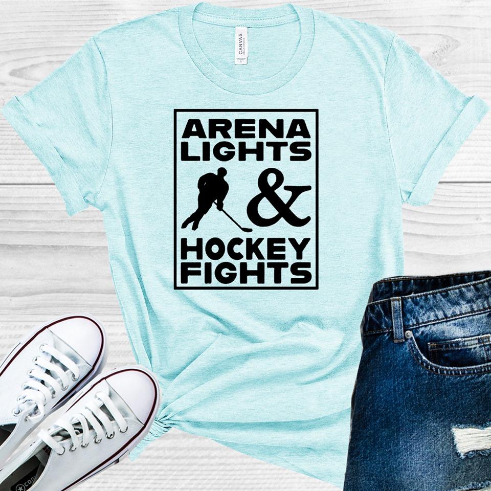Arena Lights & Hockey Fights Graphic Tee