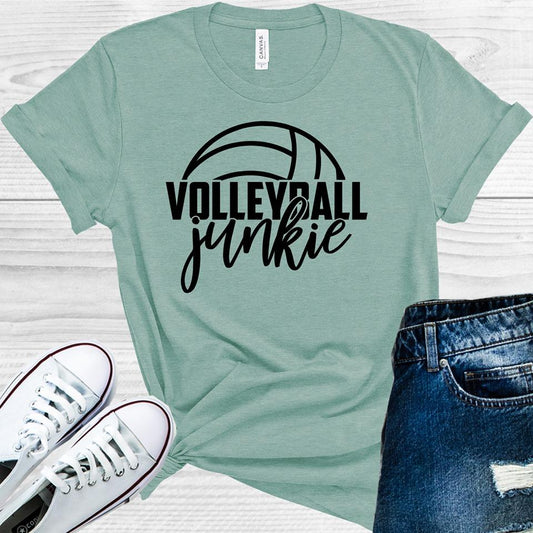 Volleyball Junkie Graphic Tee