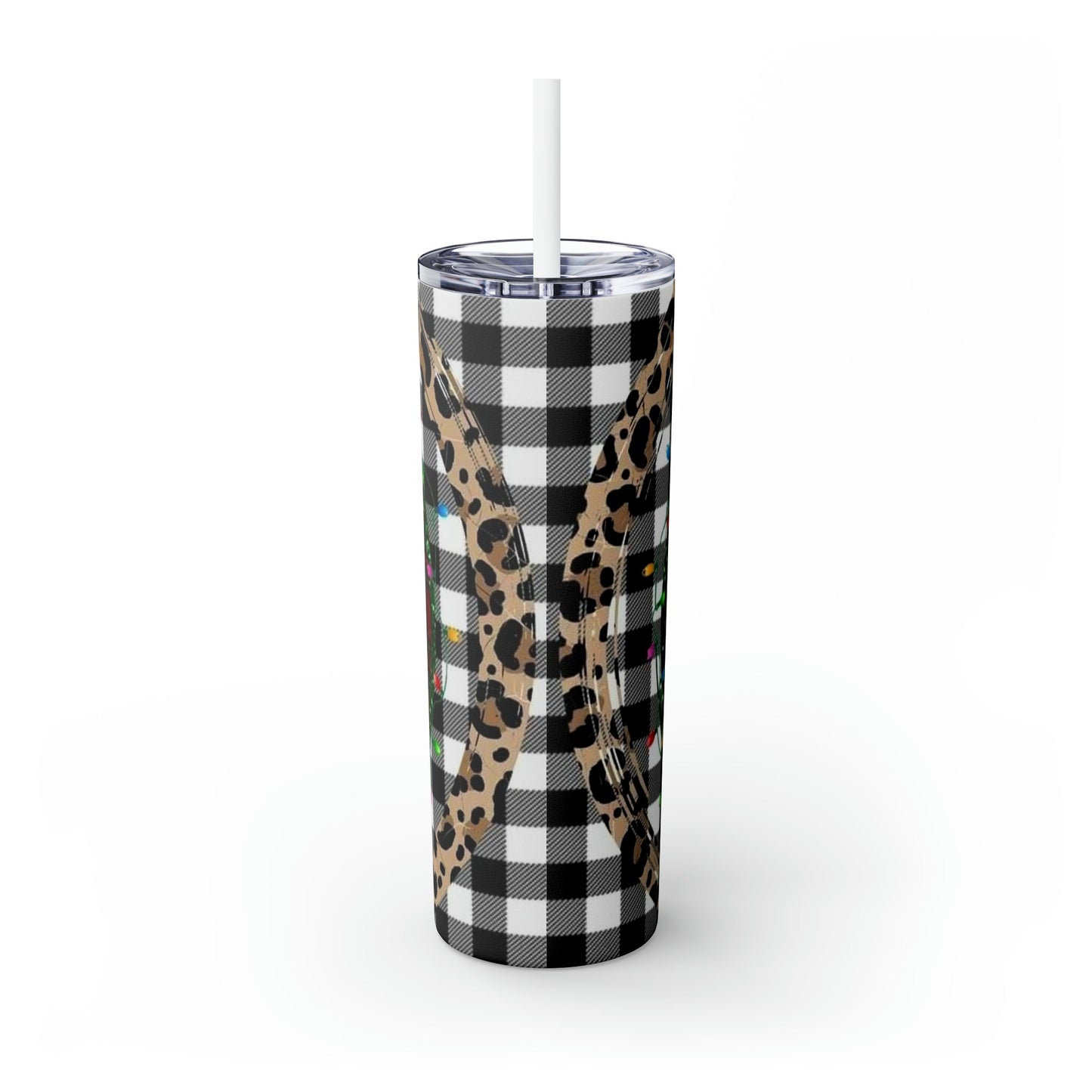 Peekaboo Max Skinny Tumbler with Straw, 20oz