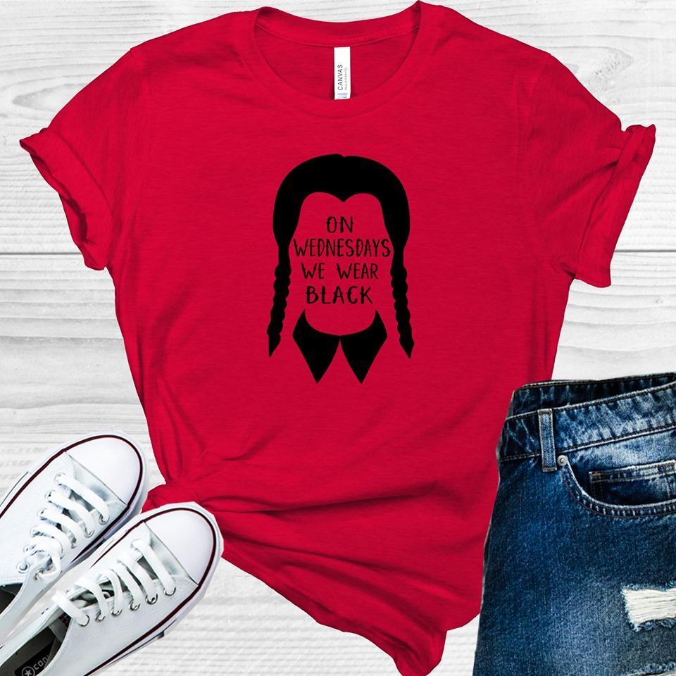 The Addams Family: On Wednesdays We Wear Black Graphic Tee