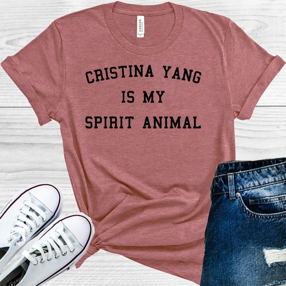 Grey's Anatomy: Cristina Yang is My Spirit Animal Graphic Tee