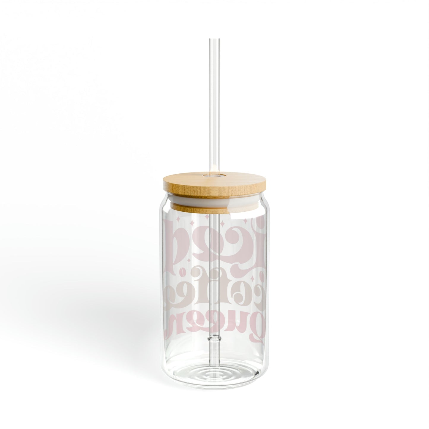 Iced Coffee Queen Sipper Glass, 16oz