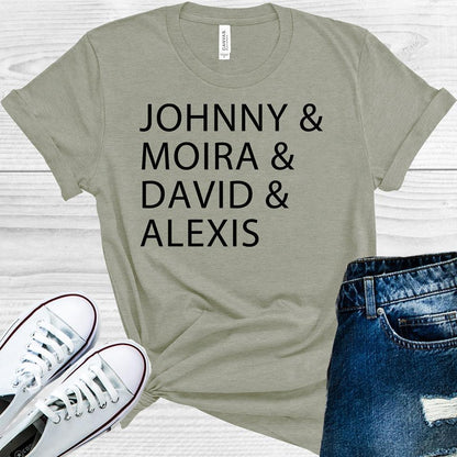 Schitts Creek: Johnny & David & Moira & Alexis Graphic Tee