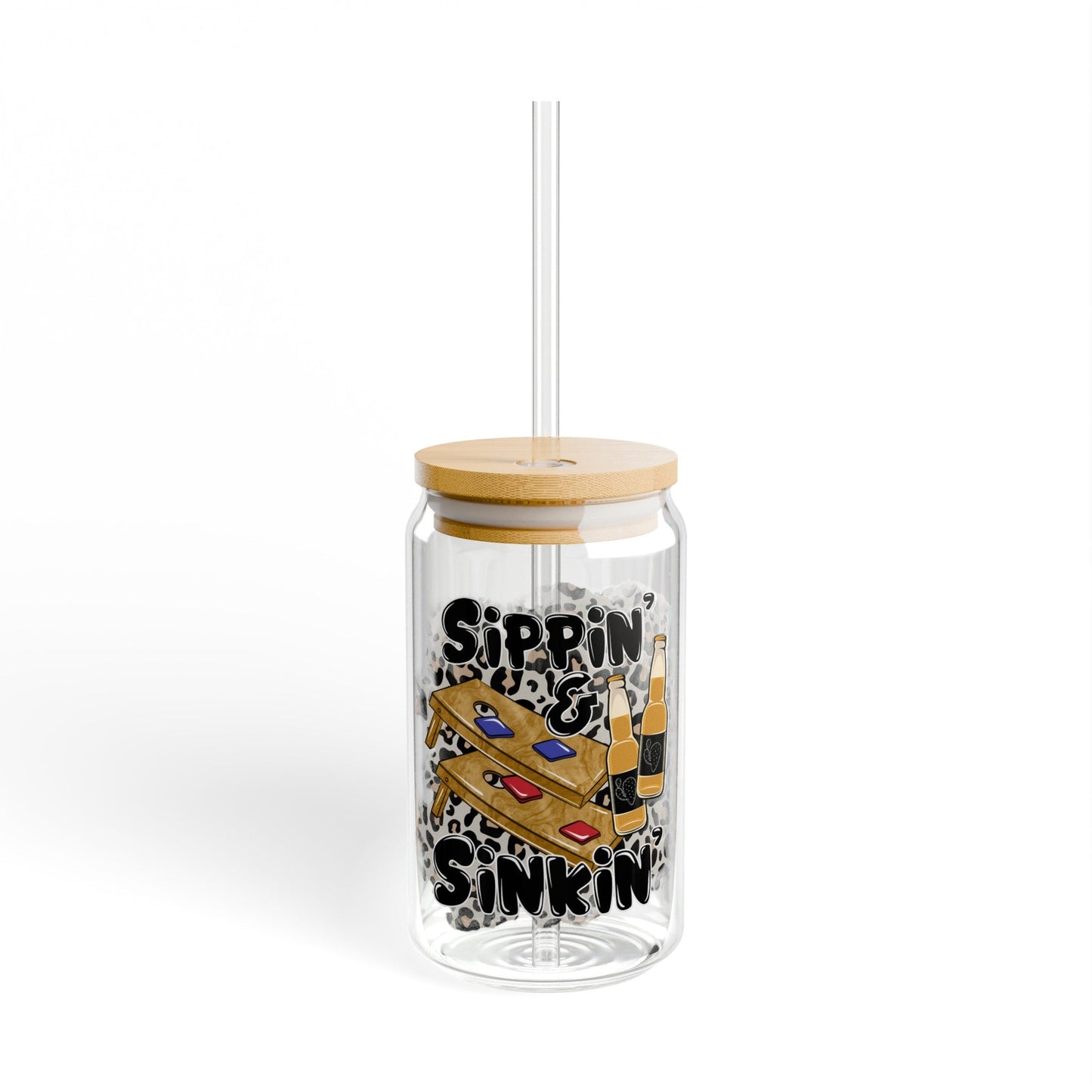 Sippin’ & Sinkin’ Sipper Glass, 16oz