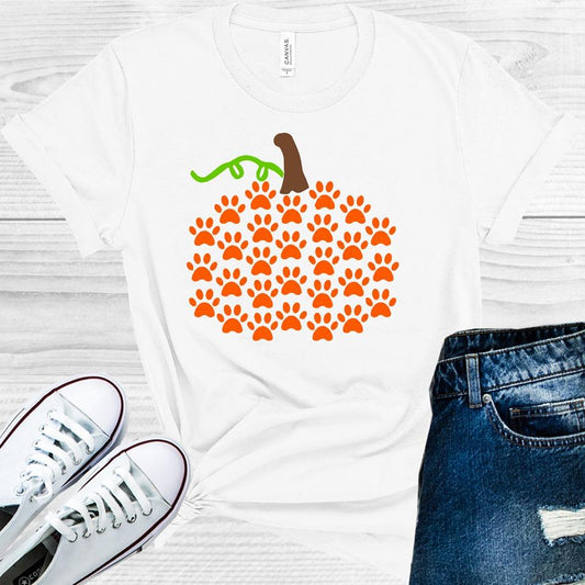 Paw Print Pumpkin Graphic Tee