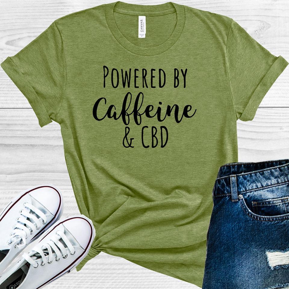 Powered by Caffeine & CBD Graphic Tee