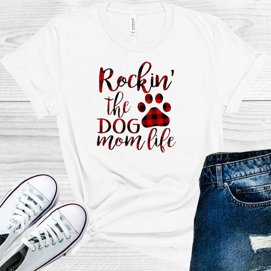 Rockin the Dog Mom Life Graphic Tee