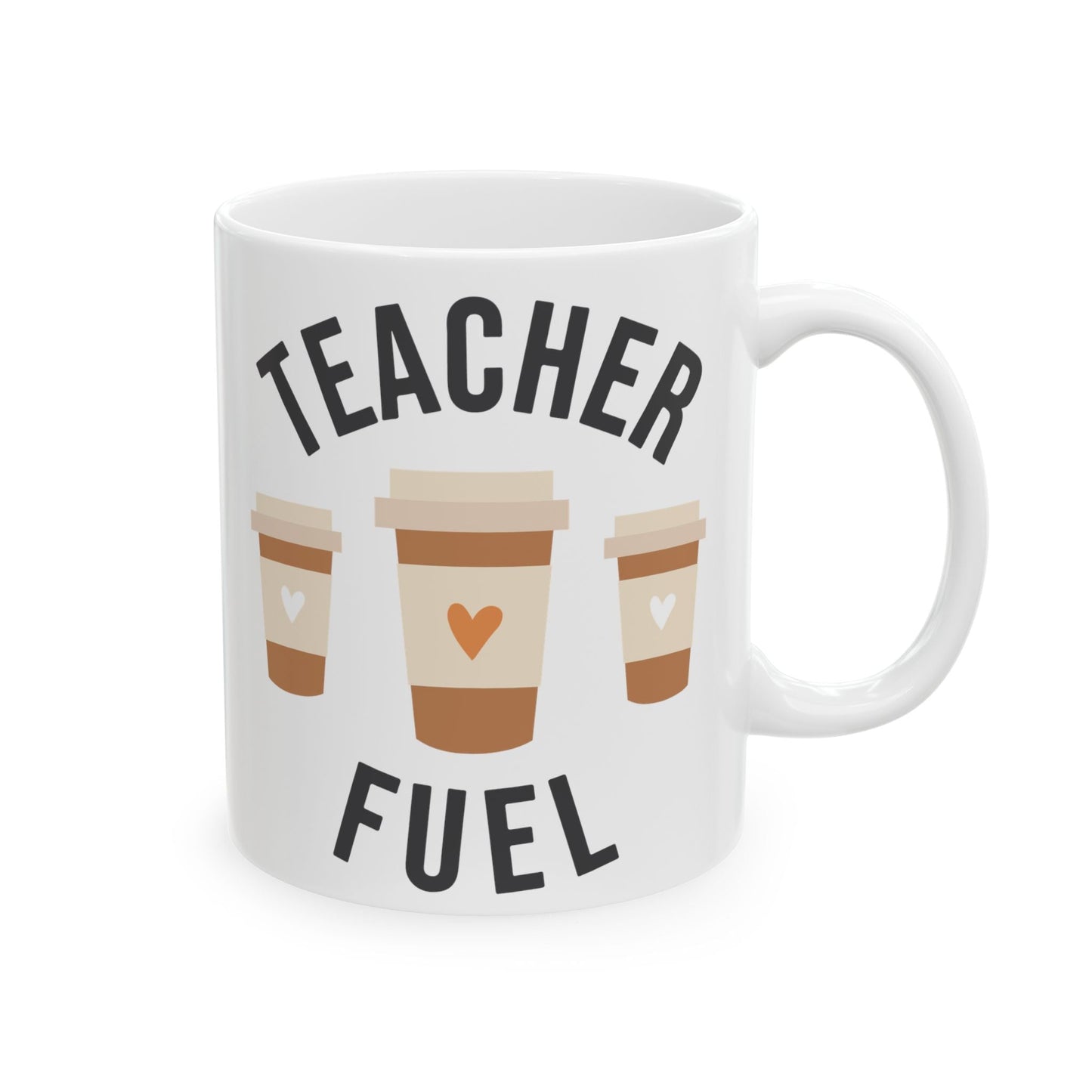 Teacher Fuel Ceramic Mug, (11oz, 15oz)