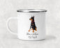 Home is Where My Dog is Doberman Mug