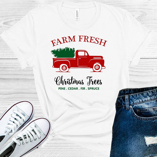 Farm Fresh Christmas Trees Graphic Tee
