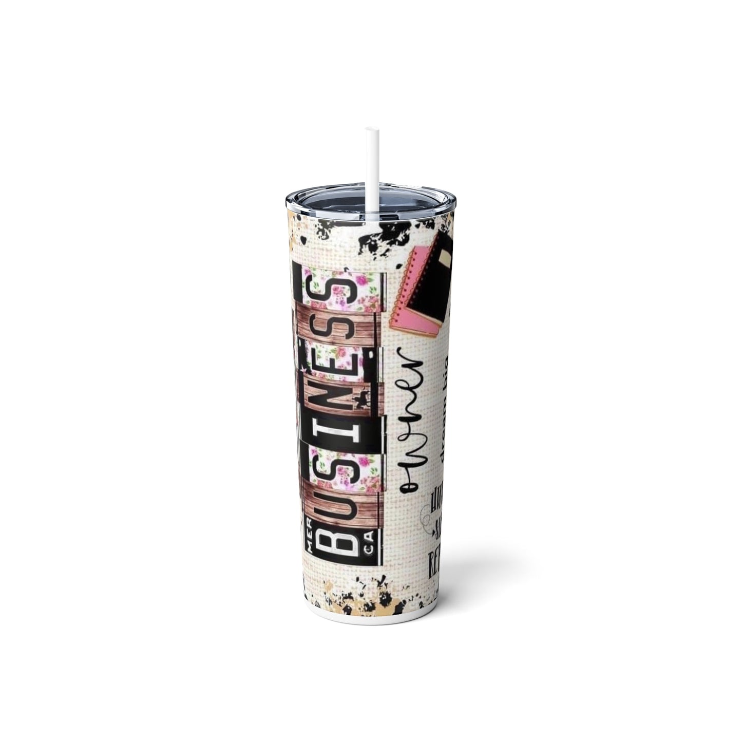 Small Business Owner Skinny Tumbler