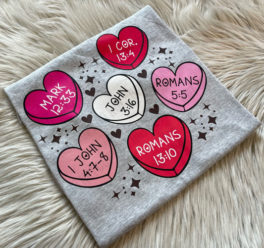 Bible Verse Vday Hearts - WS