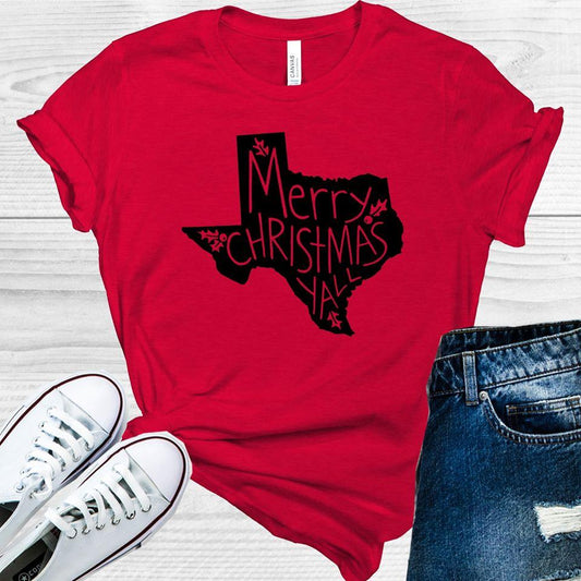 Merry Christmas Y'all Graphic Tee