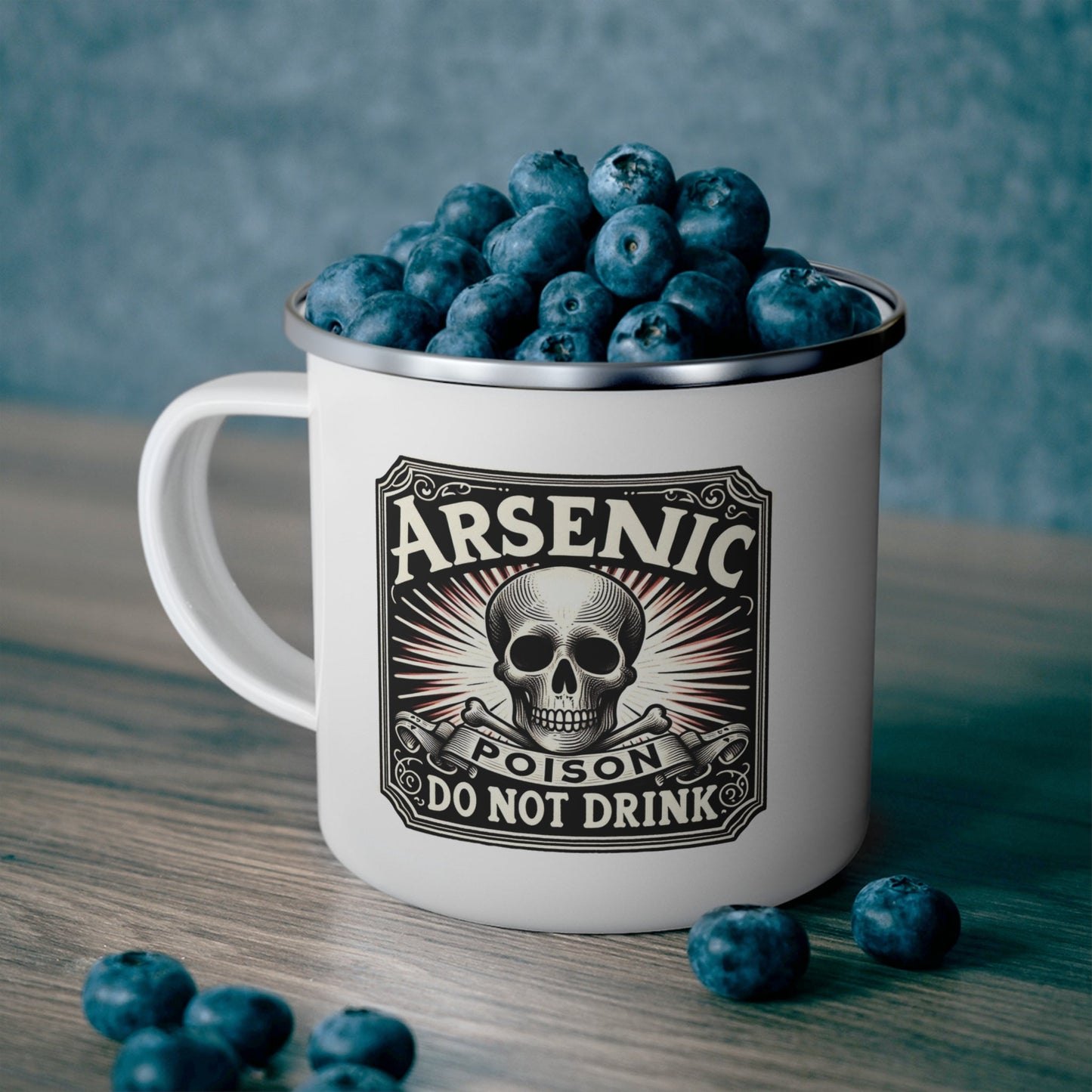 Arsenic Enamel Camping Mug