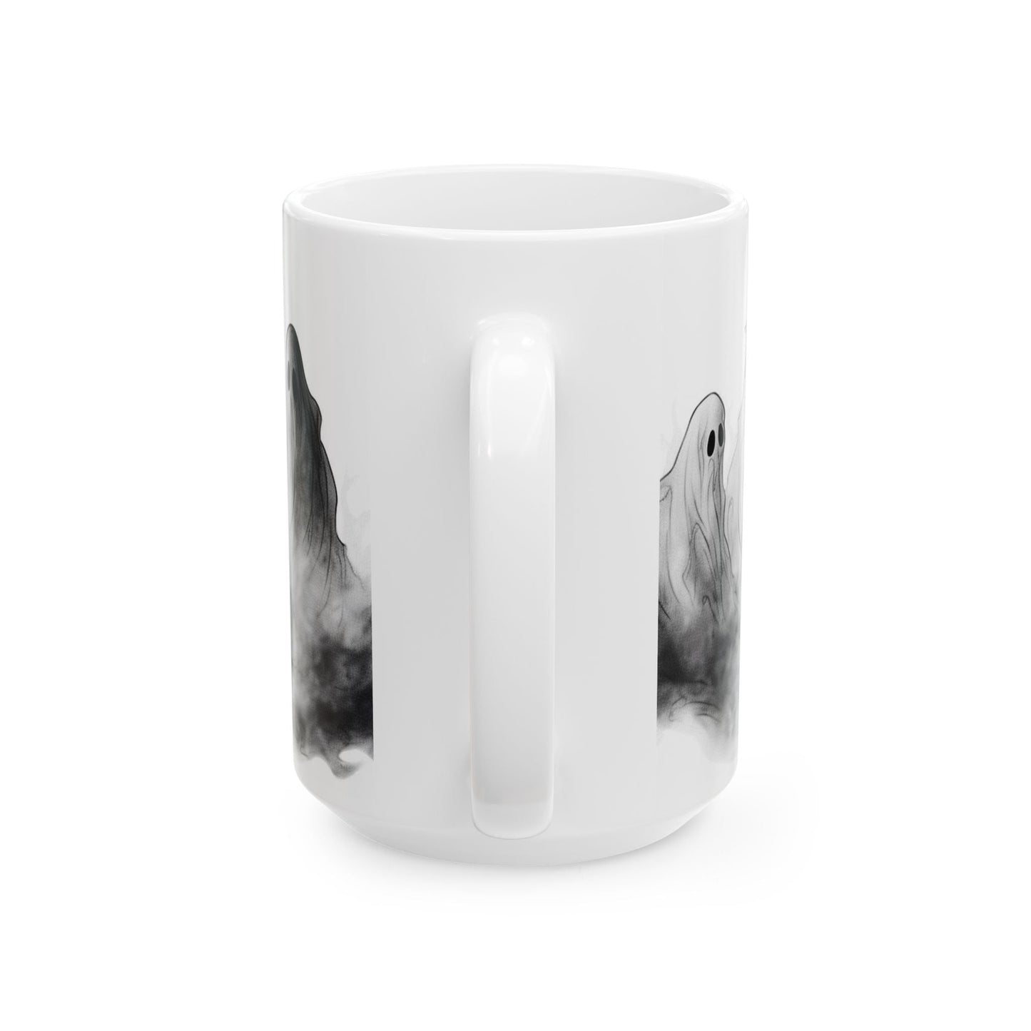 Ghostly Ceramic Mug, (11oz, 15oz)