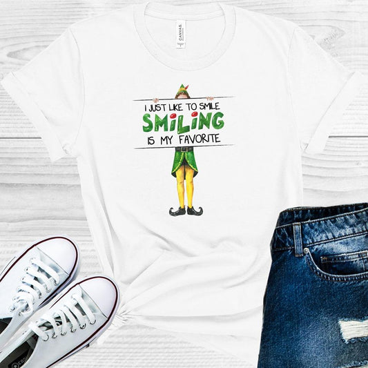 I Just Like to Smile Smiling is My Favorite Graphic Tee