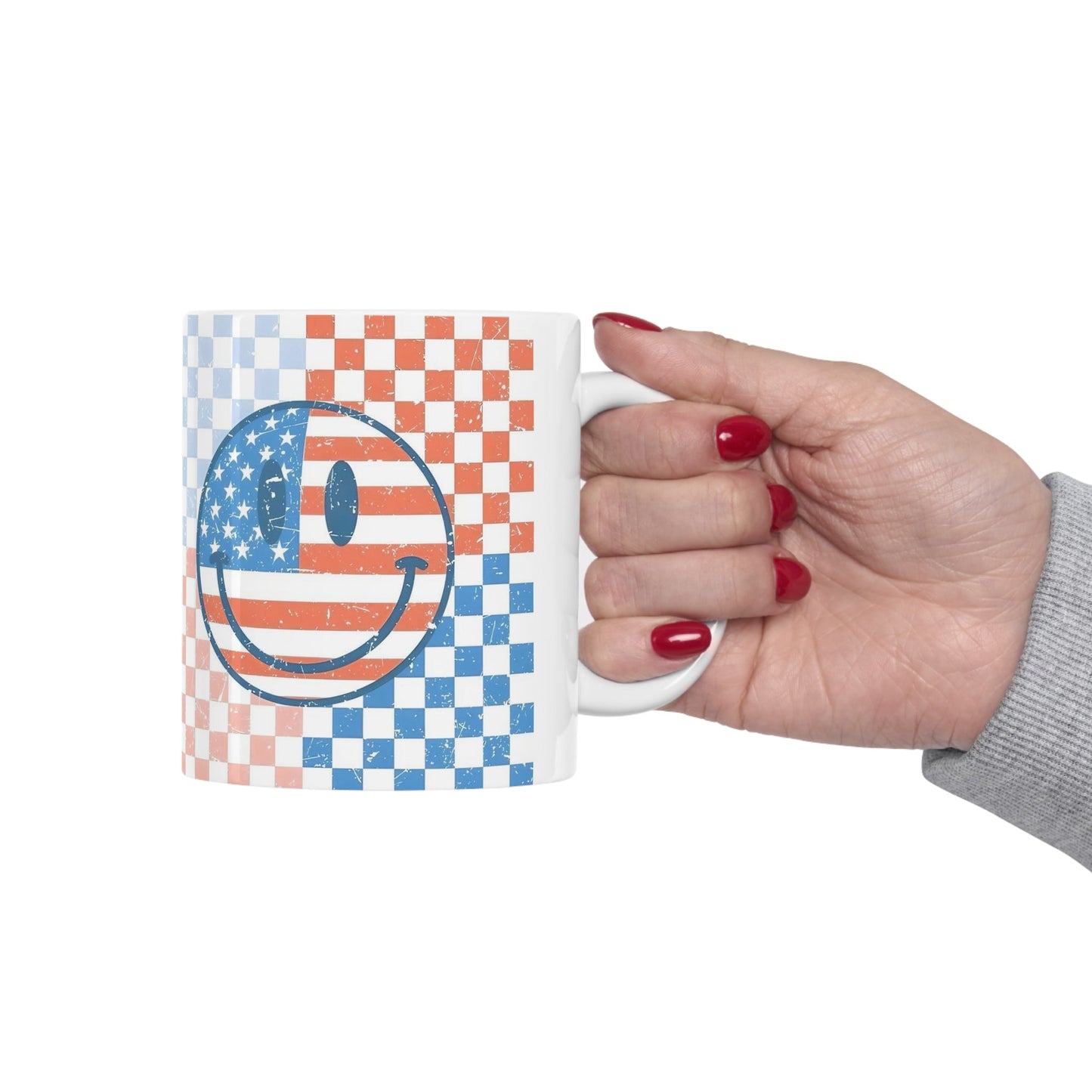 Patriotic Smile  Mug 11oz