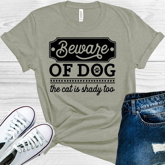 Beware of Dog the Cat is Shady Too Graphic Tee