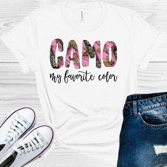 Camo My Favorite Color Graphic Tee