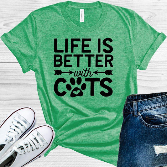 Life is Better with Cats Graphic Tee