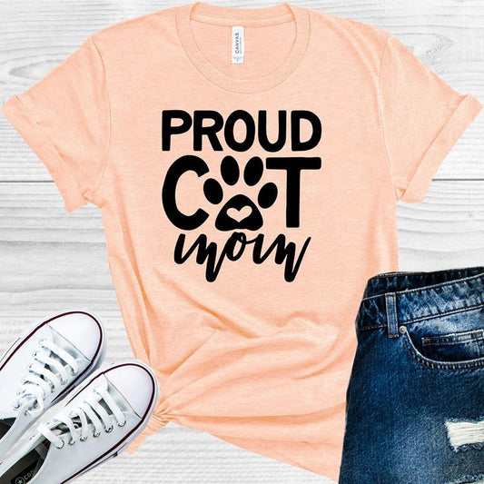 Proud Cat Mom Graphic Tee
