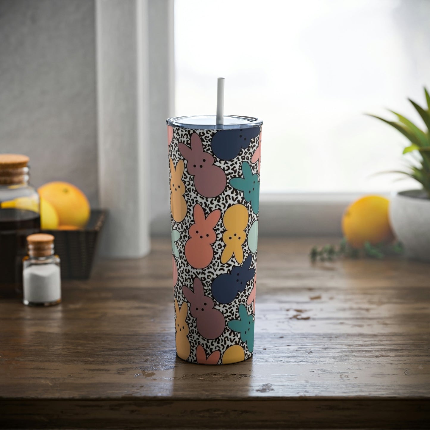 Bunnies Skinny Tumbler