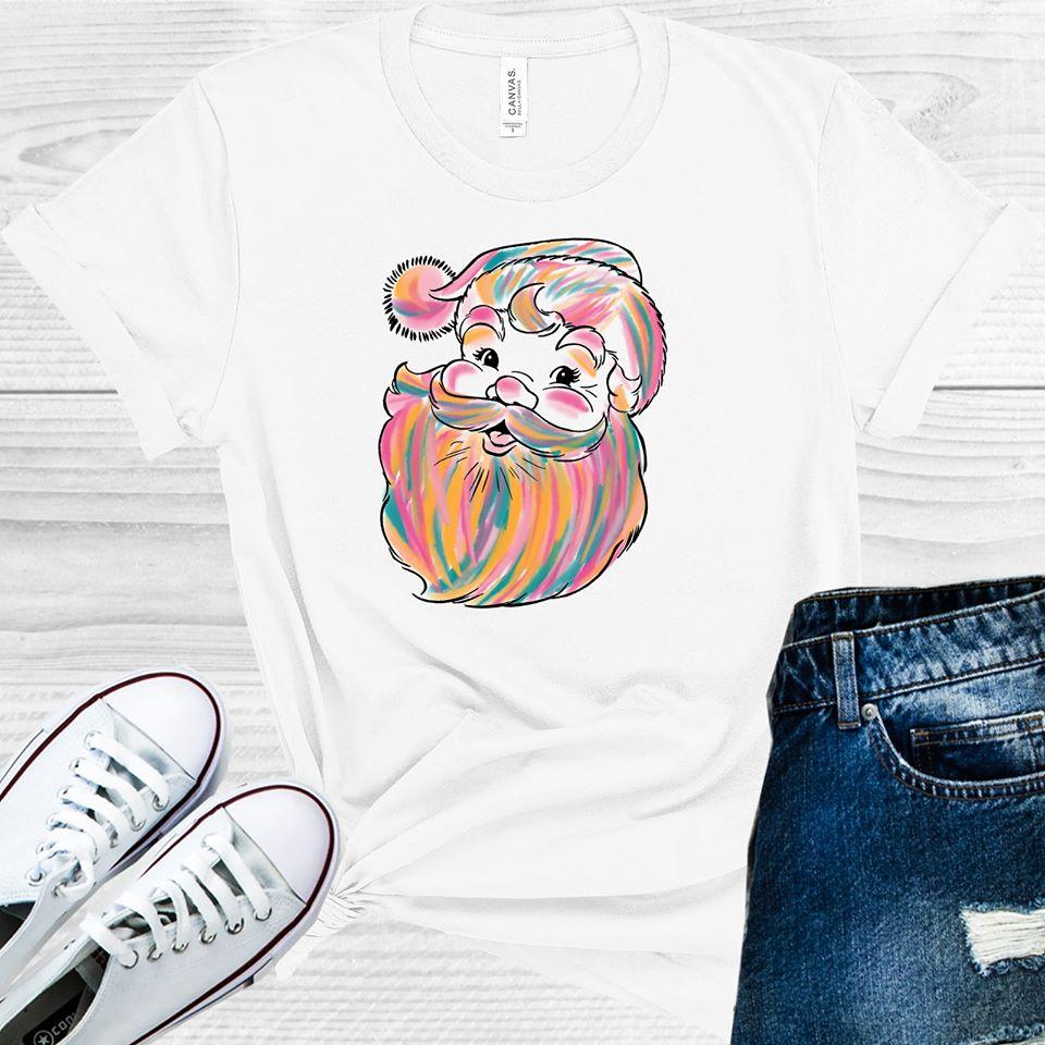 Colorful Santa Graphic Tee