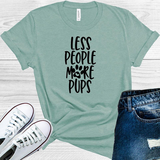 Less People More Pups Graphic Tee