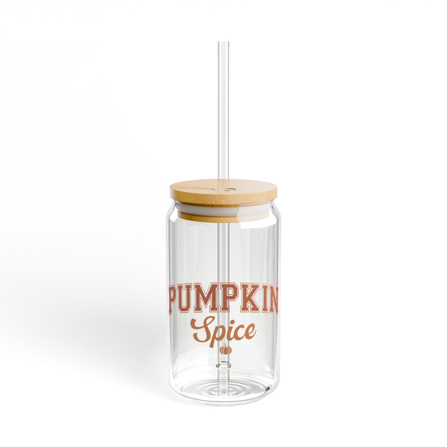 Pumpkin Spice Sipper Glass, 16oz