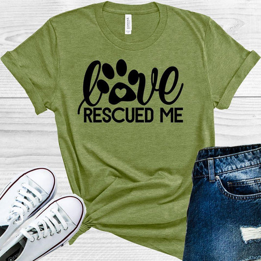Love Rescued Me Graphic Tee