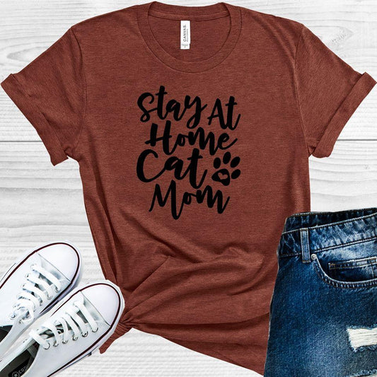 Stay at Home Cat Mom Graphic Tee