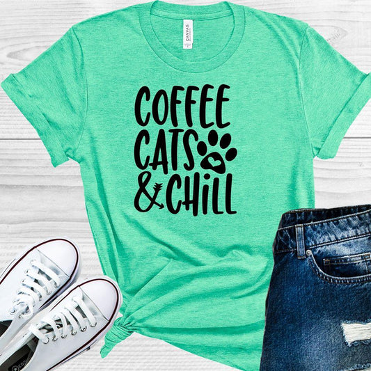 Coffee Cats & Chill Graphic Tee