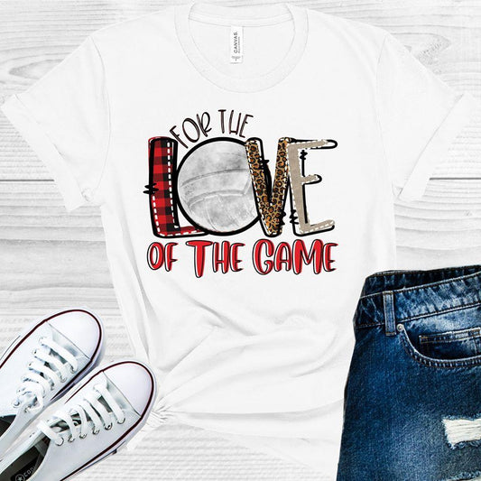 For the Love of the Game Volleyball Graphic Tee