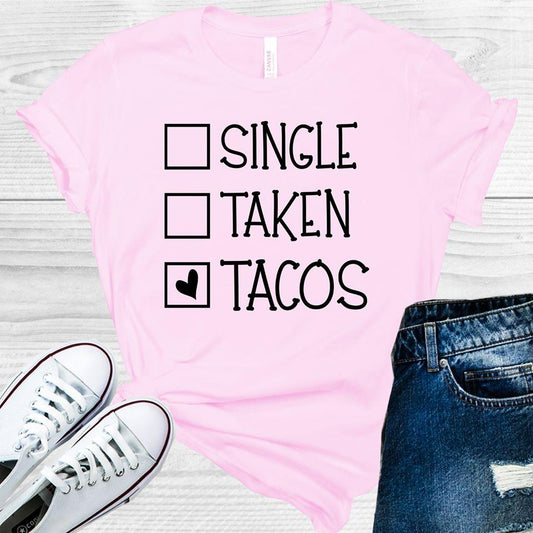 Single Taken Tacos Graphic Tee