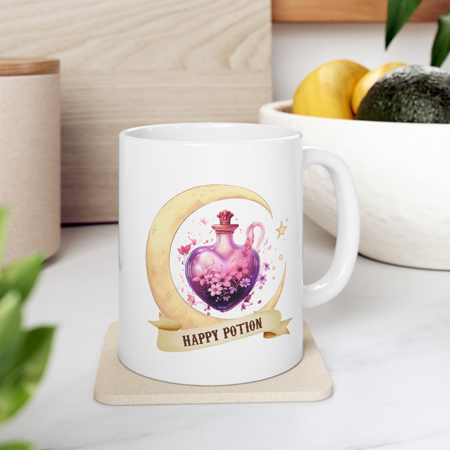 Happy Potion Ceramic Mug, 11oz