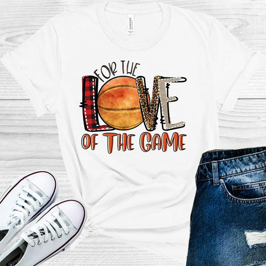 For the Love of the Game Basketball Graphic Tee