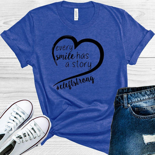 Every Smile Has a Story #cleftstrong Graphic Tee
