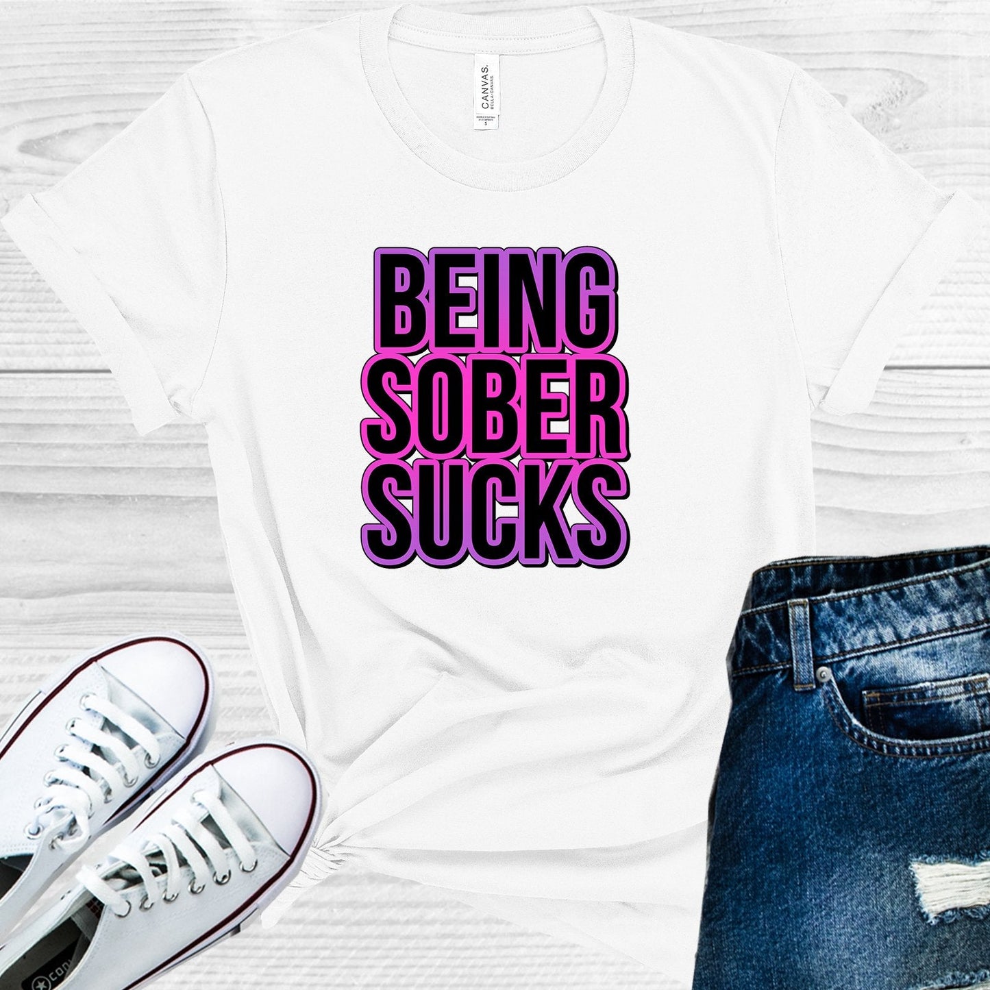 Being Sober Sucks Graphic Tee