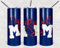 Football Mom 20 oz Skinny Tumbler