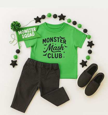 Monster Mash Club, Halloween Tee shirt,