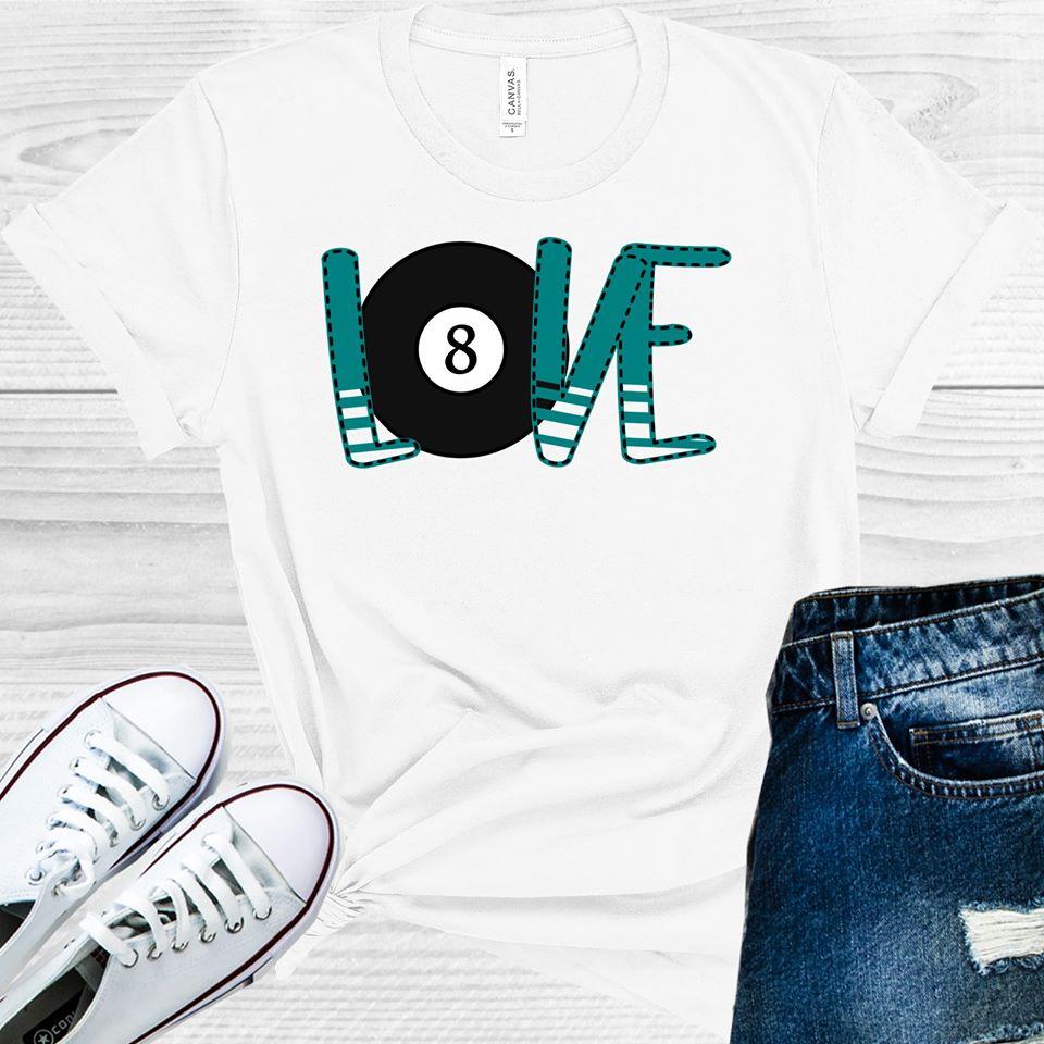 Love Pool (Billiards) Graphic Tee