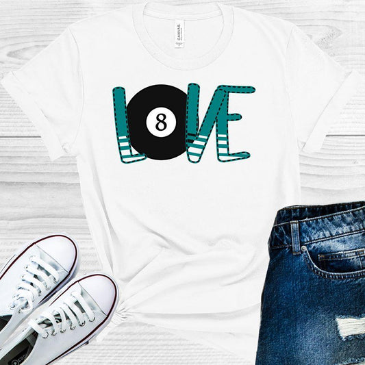 Love Pool (Billiards) Graphic Tee