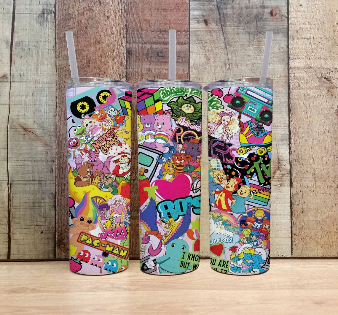80s 20 oz Skinny Tumbler