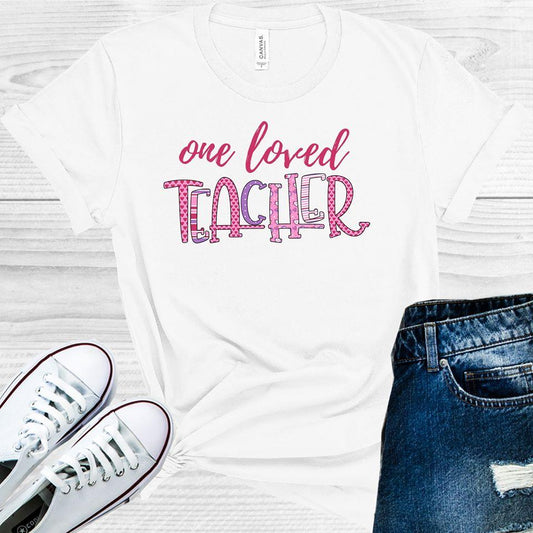 One Loved Teacher Graphic Tee