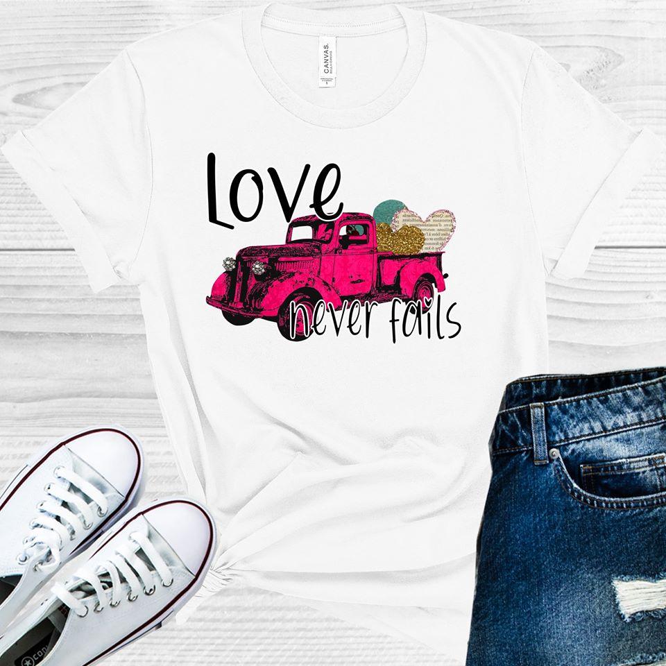 Love Never Fails Graphic Tee
