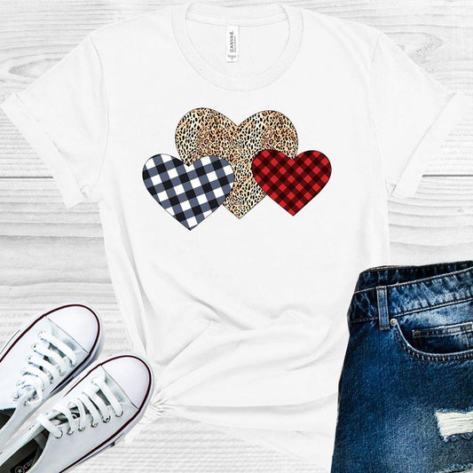 Buffalo and Leopard Hearts Graphic Tee