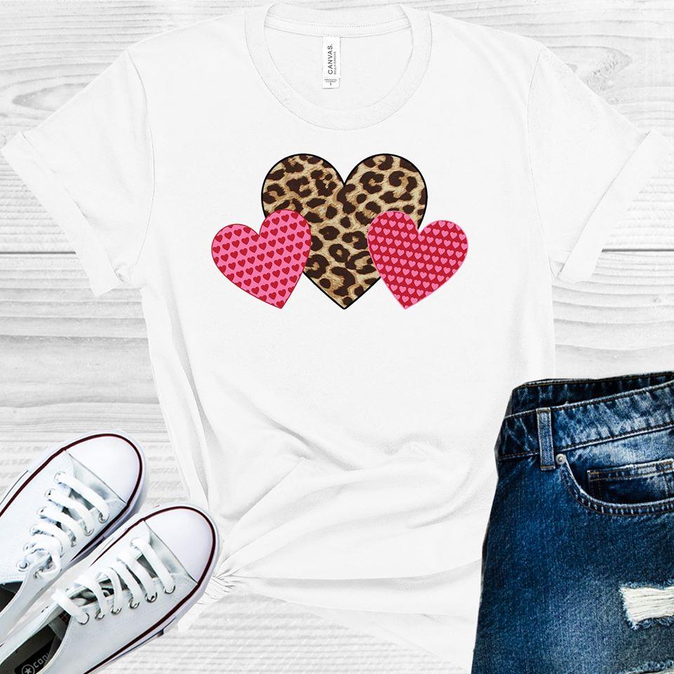 Valentine Hearts Graphic Tee