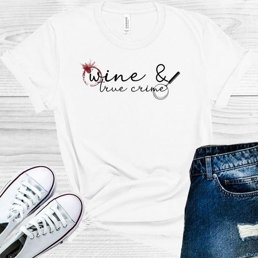 Wine and True Crime Graphic Tee