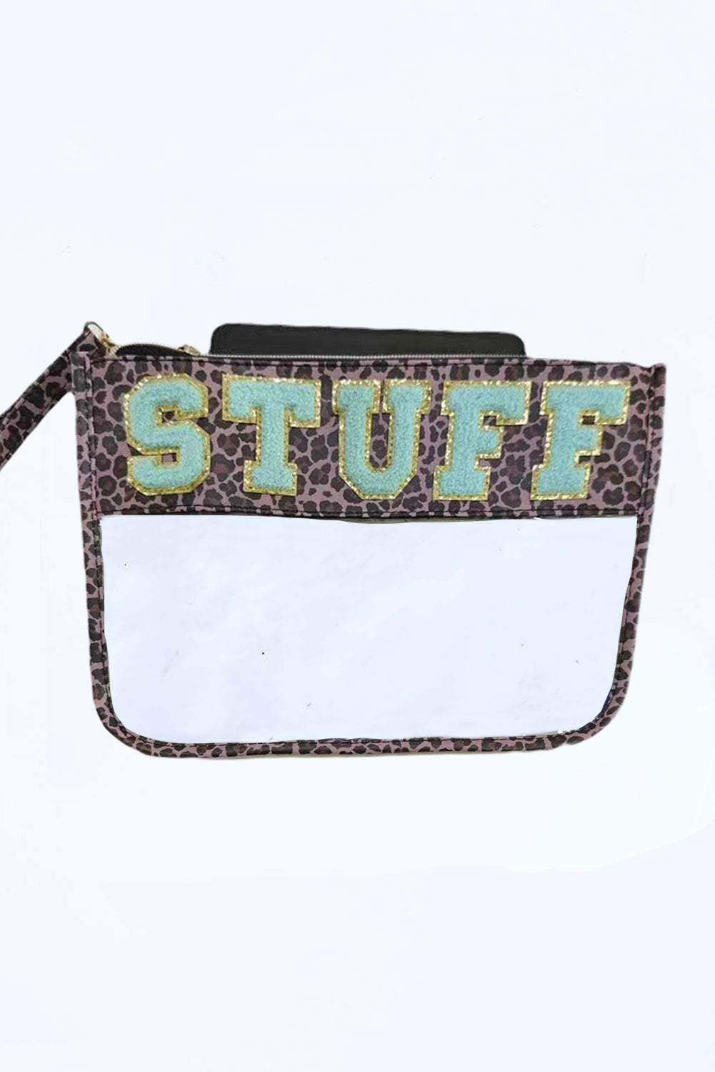 STUFF Transparent Zipped Handbag